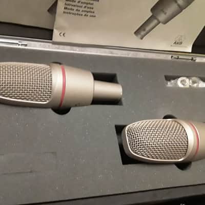 Pair of Akg Studio Condenser Mic's + Shockmounts, Cables & Locking Case (*Great for Drum Overheads*) image 17