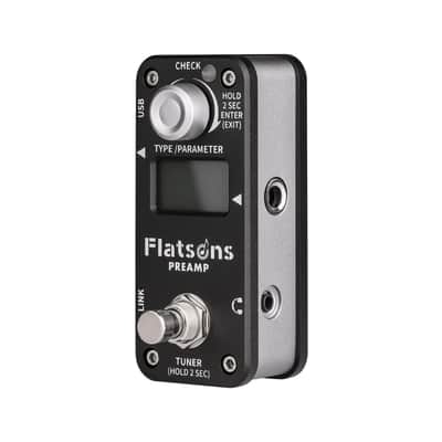 Flatsons Preamp Pedal with Overdrive/Heavy Metal Distortion/Clean Toner/Tuner Effect,price include the import duty for US buyer image 3