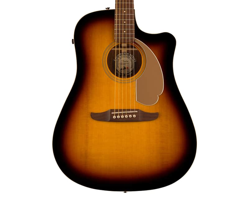 Used Fender Redondo Player A/E Guitar - Sunburst w/ Walnut FB image 1