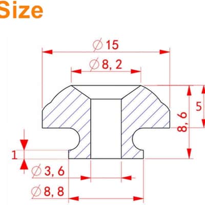 Guitar Strap Locks Metal Strap Retainer System Straplock Guitar Strap Buttons with Strap Blocks for Acoustic Electric Guitar, Bass, Ukulele (Bronze 4 PCS) image 3