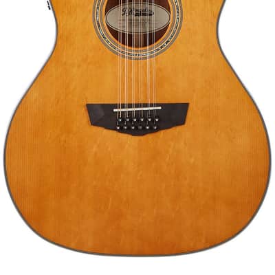 D'Angelico Premier Fulton 12-string - Natural - Grand Auditorium CE image 3