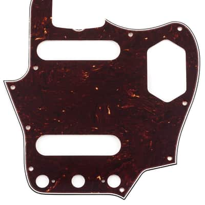Genuine Fender Pickguard for '65 Jaguar - 10-Hole 4-Ply BROWN TORTOISE SHELL image 2
