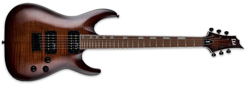 NEW 2023 ESP LTD H-200 FM - Dark Brown Sunburst image 1