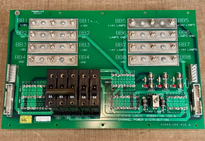 Solid State Logic SSL 9000J Channel Power Distribution Card. 9000 J K. 6089411XA 5 available image 1