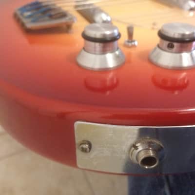 Dynelectron Fretless Longhorn bass Danelectro copy RARE 60s/70s image 7