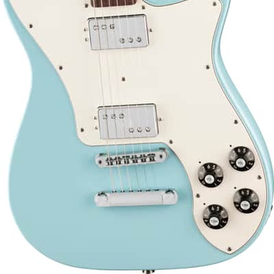 Fender Kingfish Delta Day Telecaster Deluxe Electric Guitar. Rosewood Fingerboard, Daphne Blue TGF33 image 2
