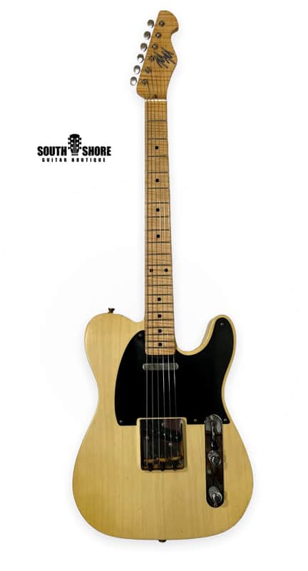 Mario Martin Guitars T-Style Black Guard 1-Piece Swamp Ash body / Budz Pups NEW (Authorized Dealer) image 1