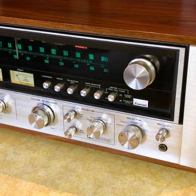 Excellent Vintage 1976 Sansui 8080 Receiver Complete Service and LED Upgrade , Sounds Incredible image 6