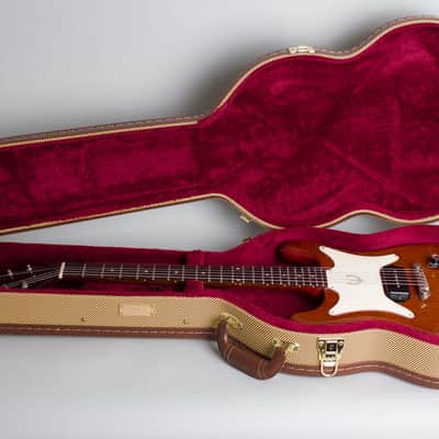 Epiphone  Coronet SB-533 Solid Body Electric Guitar (1963), ser. #107934, tweed hard shell case. image 10