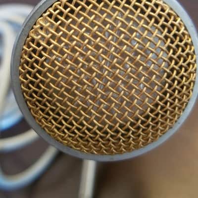 Sonotone CM-11 Space-age Ceramic Hi-Z Mic with stand 1960s Brushed Stainless image 4