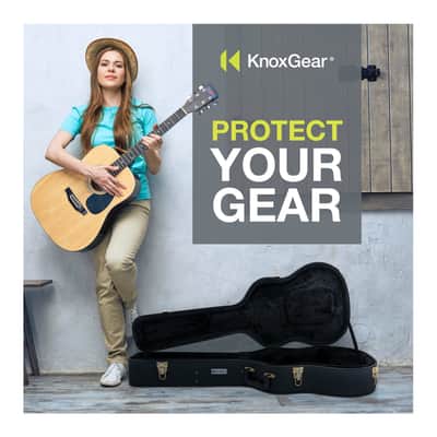 Knox Gear KN-GC02 40-Inch Hard Shell Acoustic Concert Guitar Case image 6