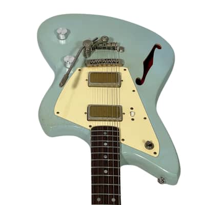 Rufini Guitars Montefalco Semi-Hollow, Aged Sonic Blue, NEW (Authorized Dealer) image 10