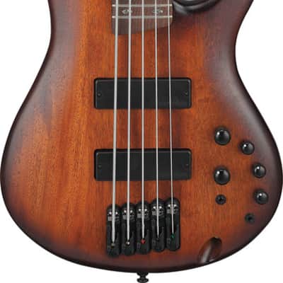 Ibanez SR Standard 5 String Electric Bass - Mahogany Brown Burst Low Gloss (SR505AMHL) image 11