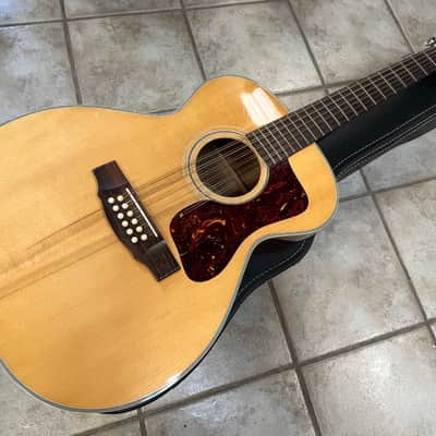 1969 Guild F212NT 12 String Acoustic Guitar Natural with case image 2