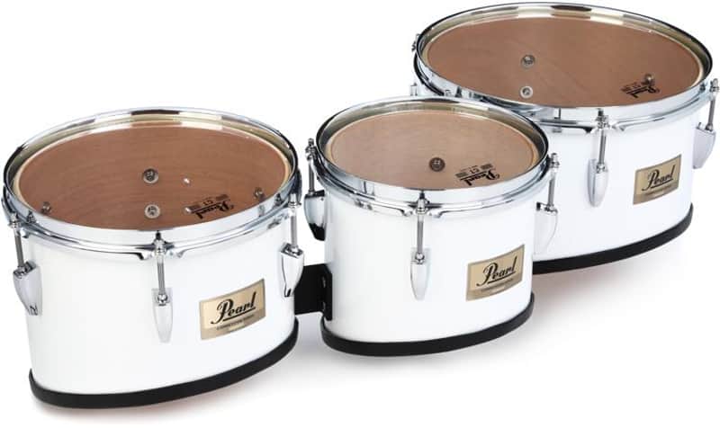 Pearl CMT Competitor Marching Tenors - Trio  Pure White image 1
