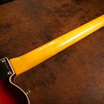 (Mint) Fender Custom Shop 1959 Telecaster Custom NOS in Maroon 3-tone Sunburst image 13