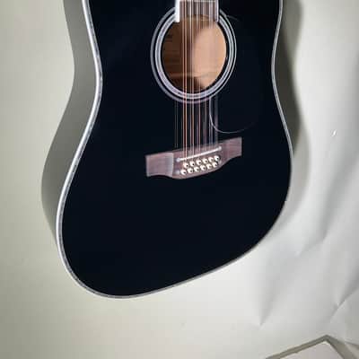 Takamine Legacy Deluxe 12-String Acoustic/Electric Guitar EF381DX (Black Finish) image 2