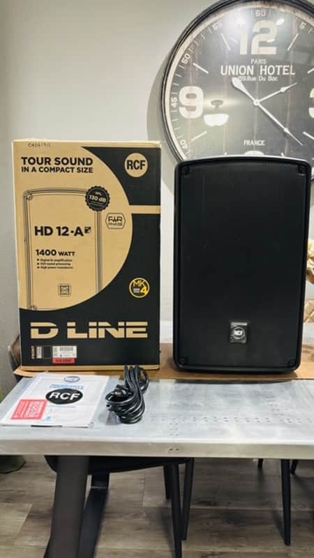 RCF HD12-A Active 2-Way 12" 1400-Watt Powered Speaker