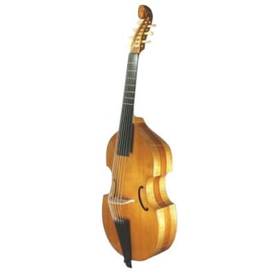 Baroque model song profession maestro 7 string 27" viola da gamba carving scroll image 3