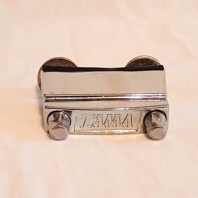 TAMA VINTAGE SNARE DRUM BUTT PLATE - CHROME - FREE SHIP TO C-USA! image 1