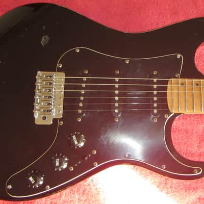 Washburn GWL Strat style electric guitar 2000's? - Gloss Black image 1