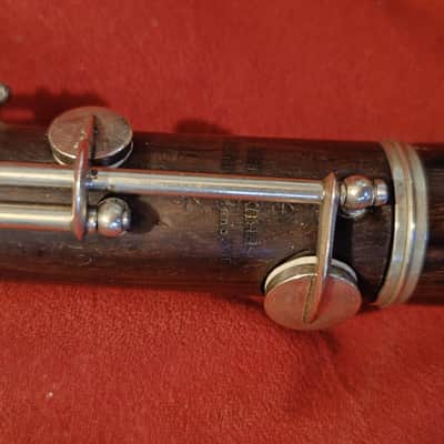 Oboe Jacques Albert (Brussel) Simple key system 1930s - Rosewood image 8