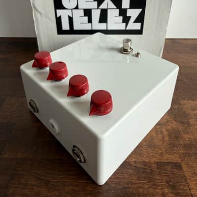 Jext Telez White Pedal V2 2017 - 2019 - White with Red Knobs image 5