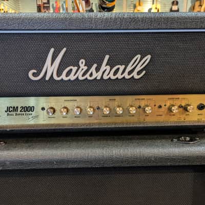 Marshall JCM 2000 DSL 100 Dual Super Lead 2-Channel 100-Watt 4x12" Guitar Amp Half Stack 2000s - Black image 3