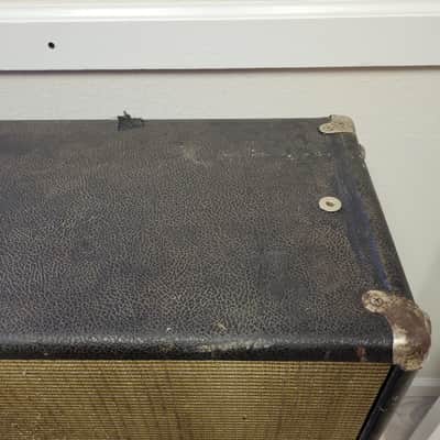 Fender Bandmaster Cabinet 2x12 Original Utah speakers  1967 - Black image 10