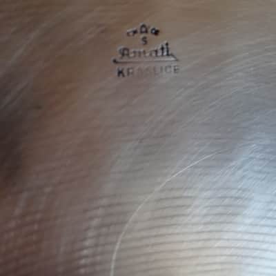 Amati Kraslice 15" Vintage Collectable Hi Hat Pair 60s-70s - Traditional image 4