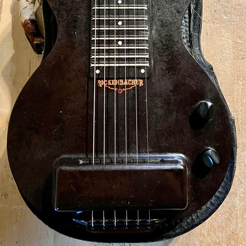 1940’s Rickenbacker Electro Model “Ace”Lap Steel Black with C…