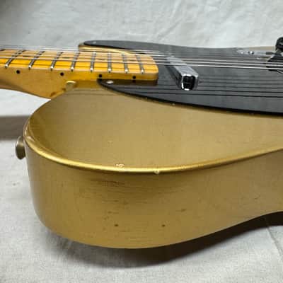 Fender USA Custom Shop Limited Edition Full Throttle Esquire Relic Telecaster Guitar with Case 2003 - Gold / Maple neck image 19