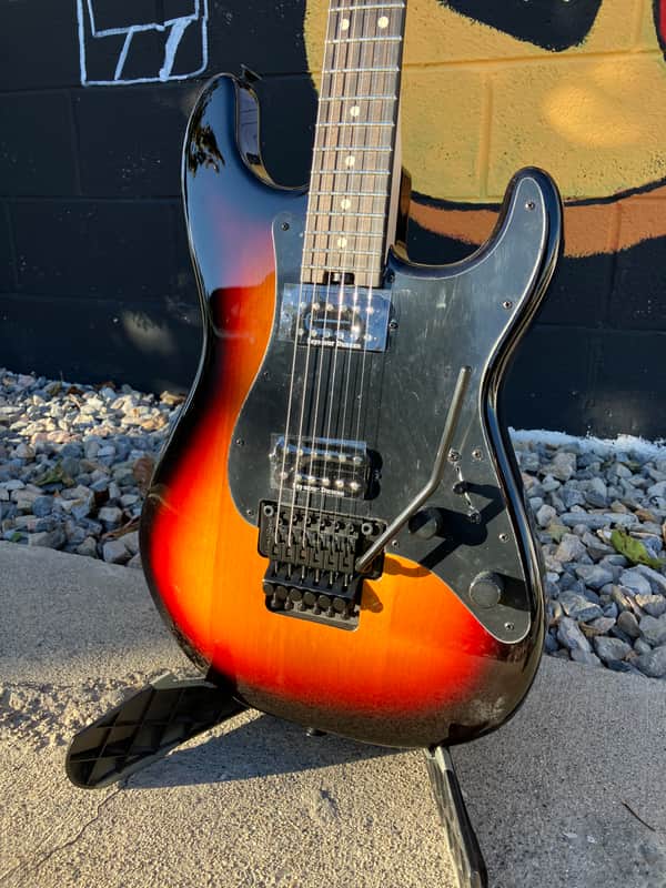 Charvel Pro-Mod So-Cal Style 1 HH FR E, Ebony Fingerboard, Three-Tone Sunburst image 1
