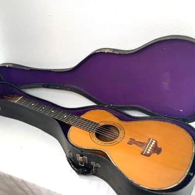 Supertone Artist Parlor Acoustic w/ Chip Case 1929 Koa & Spruce image 6