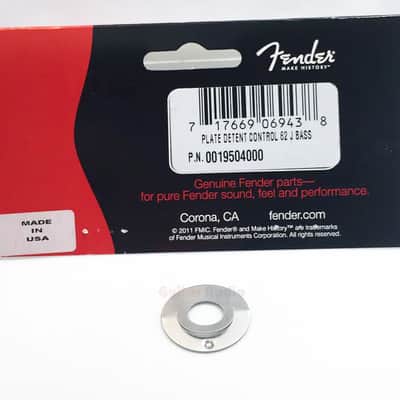 Genuine Fender '62 Jazz J Bass Knob Detent Control Plate - 001-9504-000 image 3