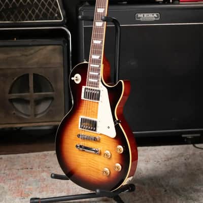 Epiphone Les Paul Standard 50s Figured Electric Guitar - Bourbon Burst with Gig Bag image 16