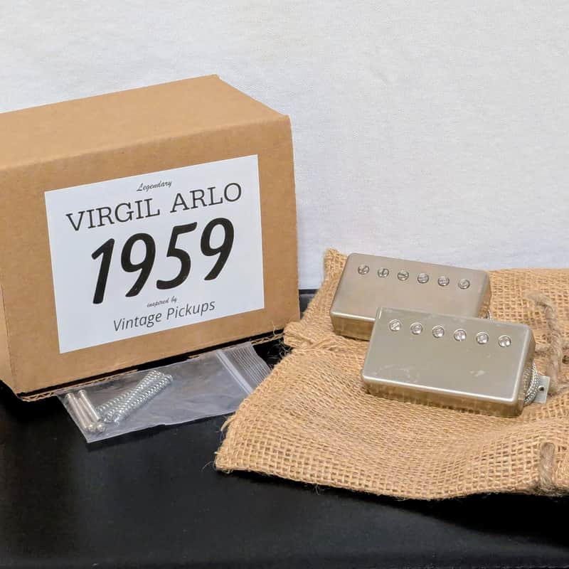 1959 Virgil Arlo "White Label" PAF Humbucker Pickups - 2018 image 1