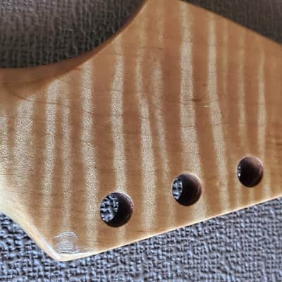 Roasted 5A flame maple neck image 6