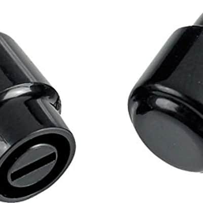 Genuine Fender Telecaster/Tele Guitar BLACK Barrel Switch Tip Knobs - Set of 2 image 1