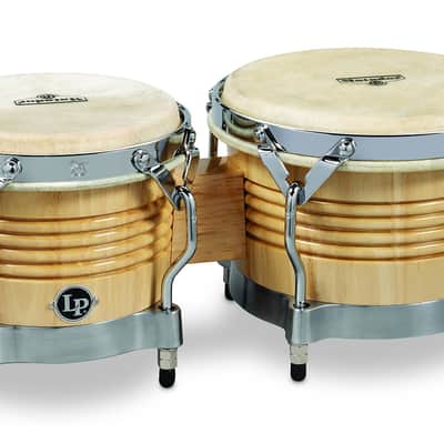 LP Matador Wood Bongos - Dark Brown | Reverb
