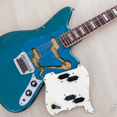 1966 Fender Electric XII Vintage 12-String Guitar Lake Placid Blue, 100% Original w/ Case image 23