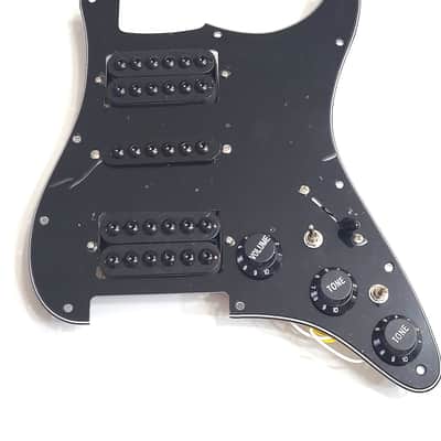HSH DOUBLE HUMBUCKER SPLIT COIL LOADED PICKGUARD STRATS image 5