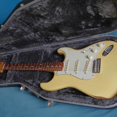 Fender CME Exclusive Road Worn 1960s Stratocaster 2020 - Vintage white image 18