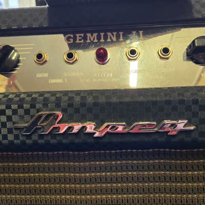 Ampeg G-15 Gemini II 2-Channel 30-Watt 1x15" Guitar Combo 1965 - 1968 - Blue image 1