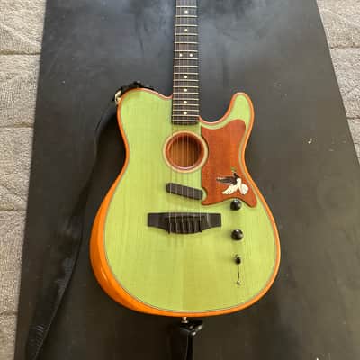 Fender American Acoustasonic Telecaster 2019 - 2020 - Surf Green image 1