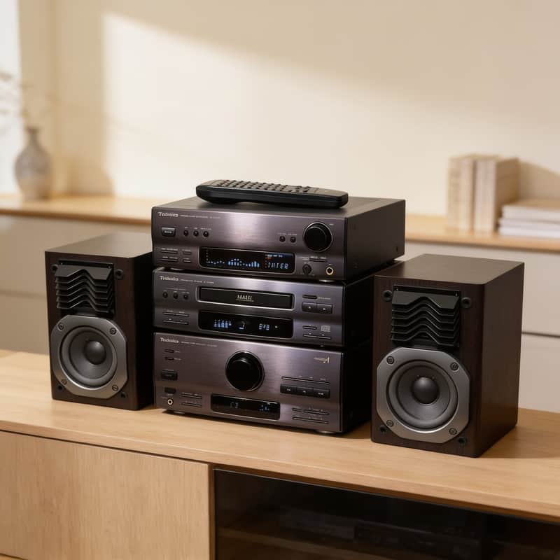 Technics CH750 Rare Vintage System Amplifier Tuner CD EQ Panasonic Warranty image 1