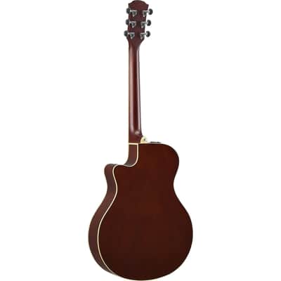 Yamaha APX600NA Thinline Acoustic-Electric Guitar, Natural image 4