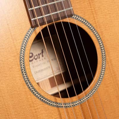 Cort ES-OC4 NSG | Essence Series OM Cutaway Acoustic Electric Guitar, Natural Semi Gloss. New with Full Warranty! image 6