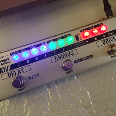 Valeton MES-1 Dapper Mini Multi Effects Strip 4 in 1: Tuner/Chorus/Tap Delay + Overdrive/Distortion, 100% New in Original Box image 1