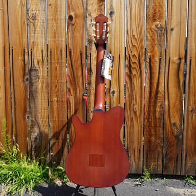 IBANEZ FRH10N RGF Rose Metallic Gold Flat 6-String Classical Electric Guitar image 3